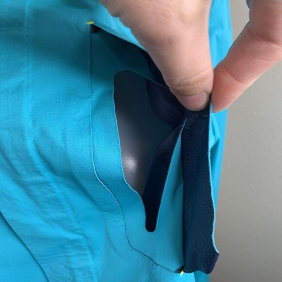 Craft Cycling Full Zip Vent Air Wind Jacket Women’s Sz M Turquoise Blue *flaws - Picture 3 of 11